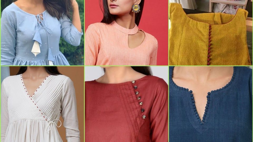 This Pakistani neck design will give a stylish look to the kurti