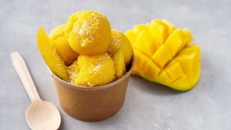 Say goodbye to market ice cream and make mango ice cream at home