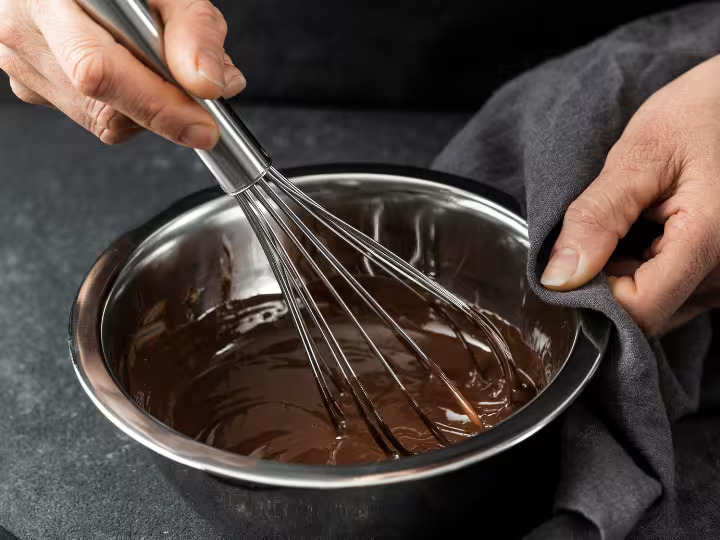 What can be added to make chocolate crunchy?