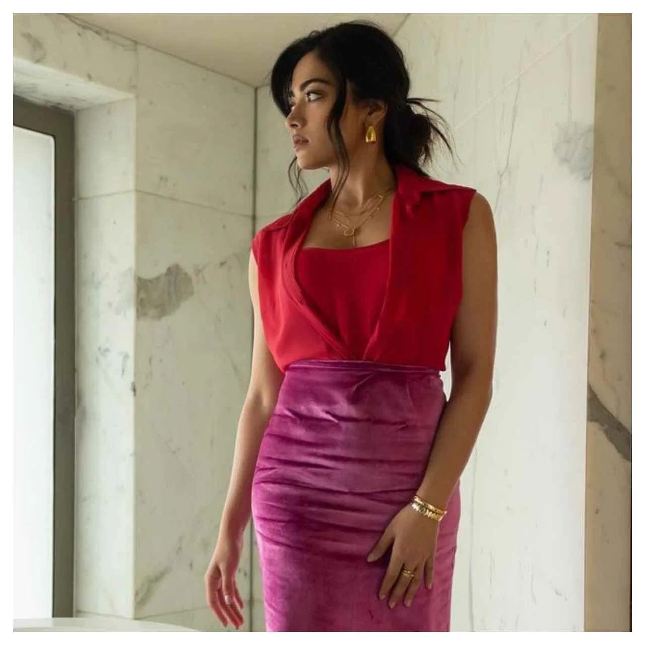 Seeing Rashmika Mandanna's latest outfit, fans remembered the Barbie doll