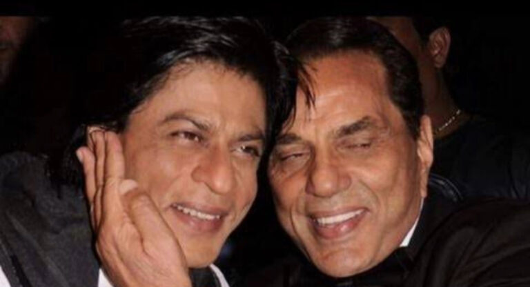 'Jawaan' got Dharmendra's support, He-Man wrote this after sharing a picture with Shah Rukh Khan