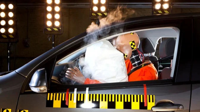 What is the function of airbags in a car, how much safety is provided in a car with more airbags?