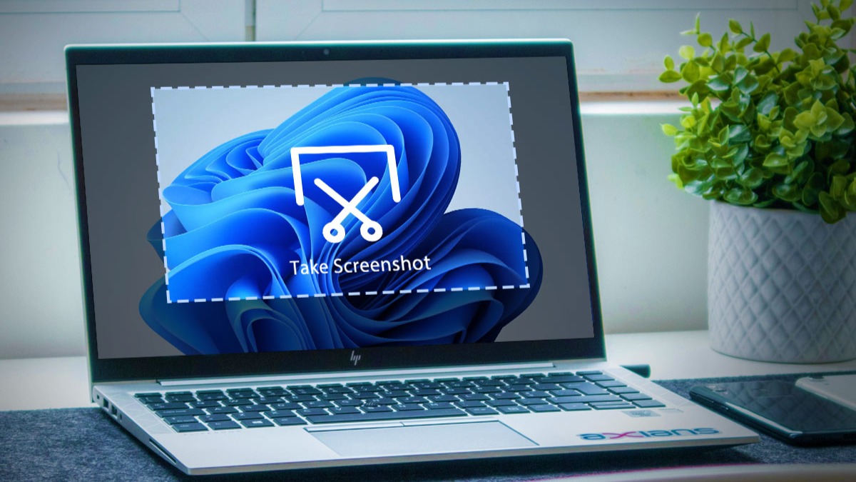 Take a screenshot on your laptop or desktop like this, works on Windows, MacOS and Linux