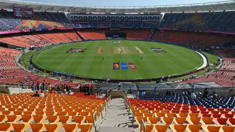 Narendra Modi stadium received threat before IND vs PAK match, crime branch arrested accused