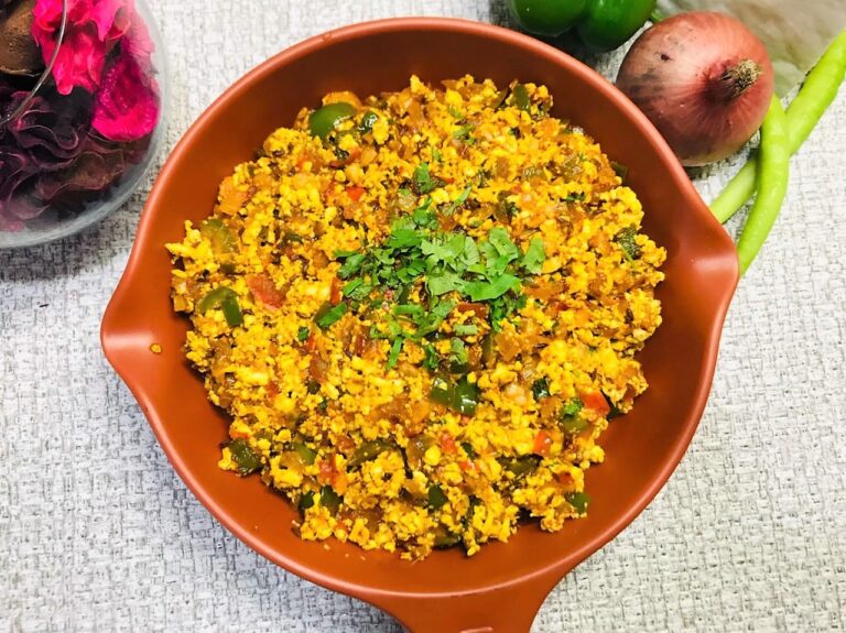 Dhaba Style Paneer Bhurji can be easily made at home, learn how to make it.