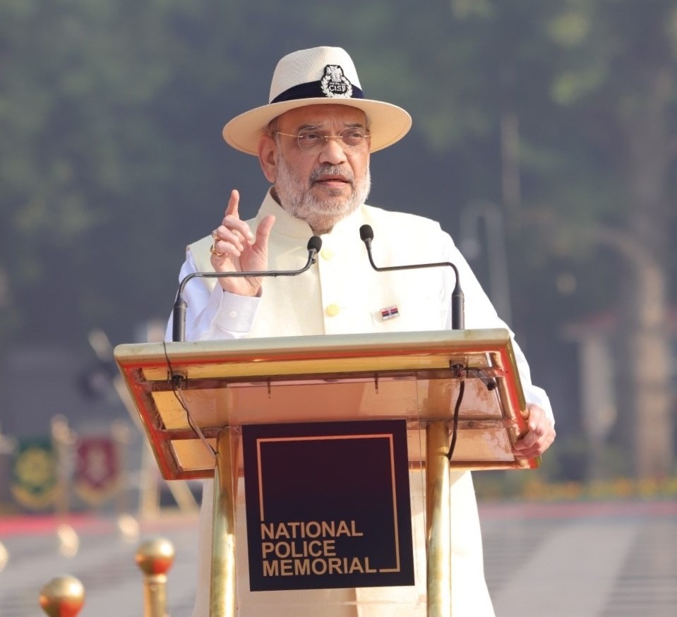 On the occasion of Police Memorial Day, Amit Shah said 'Modi government has maintained this kind of policy against terrorism.
