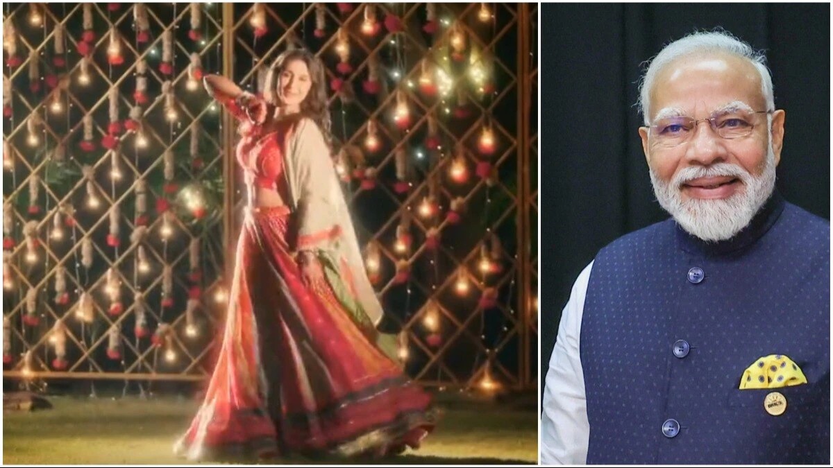 Two lakh watt sound system, PM Modi's garba song, one lakh people will dance on Poonam's night, a 'world record' will be made in Gujarat.