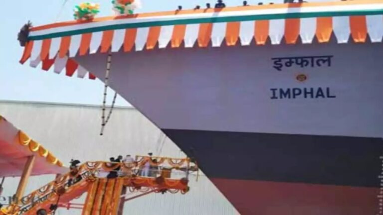 Warship 'Imphal' unveiled today, Manipur CM meets Navy officials