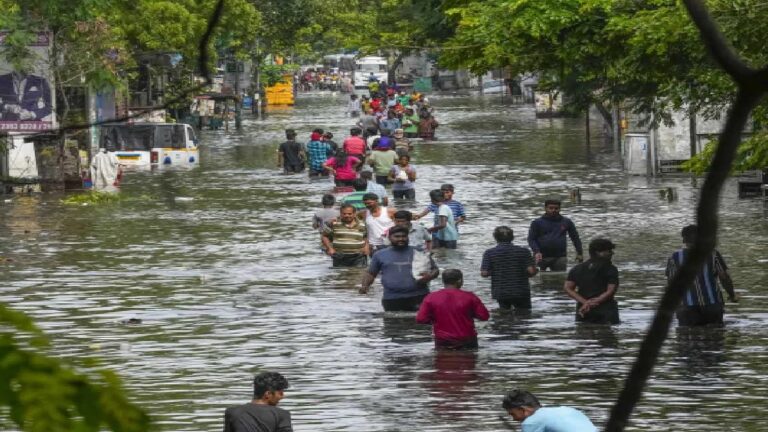 Tamil Nadu is also witnessing the effects of Michong, with government schools and colleges closed in four districts