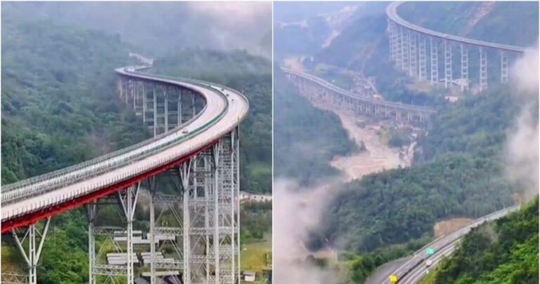 This is the most amazing expressway in China, it is called 'Sky Road', you will also be amazed by its design!