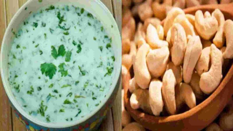 Make cashew spinach raita in winter, here is the recipe