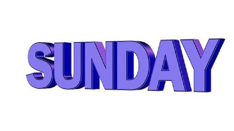 Sunday / In 1890, Sunday was approved as a public holiday, granted permission by the British Government.