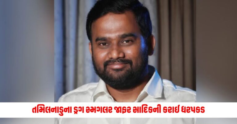 National News: તમિલનાડુના ડ્રગ સ્મગલર જાફર સાદિકની કરાઈ ધરપકડ, ડીએમકેએ તાજેતરમાં જ તેને પાર્ટીમાંથી હટાવી દીધા
